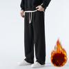 Spring and Autumn Men's Plus Velvet Thickened Sports Casual Loose Sweatpants