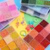 6000PCS/Set Seed Beads Set 3mm Glass Beads Kit for DIY Accessories Jewelry Making Charm Beads