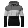 Men's Hoodie Hooded Sweatshirt Winter Fleece Sweatshirt Fashionable Patchwork Top Sports Shirt Hoodies & Sweatshirts (men’s)