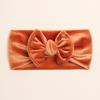 Autumn and Winter New Baby Golden Velvet Headband, Children's Soft Bow Headgear, Baby Headband