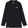 Long Sleeve Warm Crew Antibacterial and Size 150 Kids' Shirt, Unisex, High-Energy Insulation, Odor-Resistant, Black,