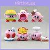 Style 6 Delightful Kirby Food Figurines Pvc Cute Anime Character Car Decor