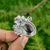 Ruby Zoisite Stone New Stackable Flower Handcrafted Ring Jewelry Sterling Silver