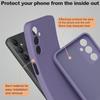 Coque - BOOLING - pour Samsung Galaxy A23 4G-5G - Silicone Liquide Mat - Antichoc - Violet Foncé- avec 2 Verres Trempés