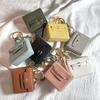 Mini Keychain Cute Candy Color Small Square Bag Pendant Creative Kawaii Car Decoration Bag Accessories Wholesale