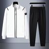 Men Autumn Spring Tracksuit Two Piece Sets Casual Jackets+Trousers Sweatsuit Male Jogging Suit