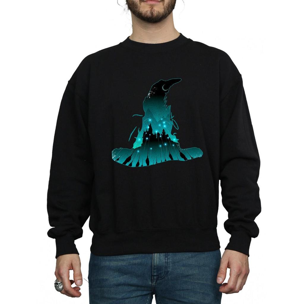Harry Potter Mens Hogwarts Silhouette Sweatshirt