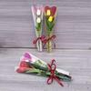 50pcs Single Flower Flower Packaging Bag Heart Shape Rose Packing Sleeve Bag  Valentine's Day