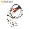 1 Bag String Fishing Hooks with 5 Small High Carbon Steel Single Hooks 3#-13# Steel Rigs Swivel Fishhooks Lure Baits Tackle