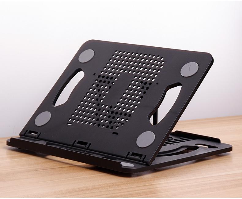 "Adjustable Aluminum Alloy Laptop Stand with Heat Dissipation"