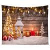 Christmas Decoration Tapestry Snowflake Santa Claus Room Decoration Fireplace Tapestry Gift Christmas Wall Decoration Home