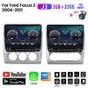Car Radio Android For Ford Focus 2 2004-2011 With Button Knob 10 Inch Multimedia Player Navigation GPS Carplay 2+32GB