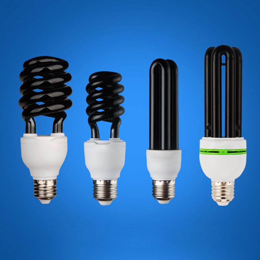 AC 220V Spiral LED Light 13-40W CFL Bulb New UV Black Light Breeding