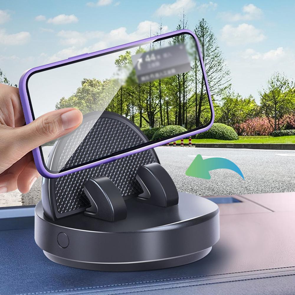 Rotatable Car Phone Holder Stand Desk Dashboard Sticking Smartphone Support GPS Navigation Car Mount With Parking Phone Number Plate