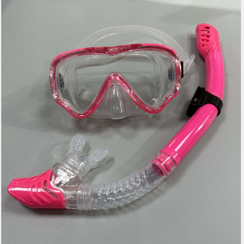 Трубка Комплект для дайвинга для взрослых Закаленное стекло Профессиональное панорамное снаряжение для дайвинга Обучение плаванию Комплект для дайвинга
