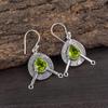Peridot Earrings Gemstone Jewelry, 925 Solid Sterling Silver Earrings, Handmade Jewelry Birthstone Earrings, Gift For Him