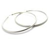 [L9683] - Silver 'Choreography' Hoop Earrings Ø 60 Mm 2 Mm