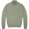 Polo Solid Color Small Pony Logo Embroidered Half-Zip Knit Long Sleeve Sweatshirt Men Sweatshirt Light-Green MNPOSWE16820406-300