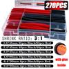 127-1060 Pcs 2:1 Heat Shrink Tube Shrinking Assorted Polyolefin Insulation Sleeving Wire Cable Sleeves Wrap
