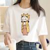 Cute Bear LOVE Unisex T Shirt Women Bubu Dudu Couple Tops Tee Summer Short Sleeve Tshirts Female Korean Casual Girl T-shirt Camisetas