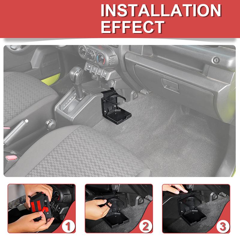 Gear Shift Water Cup Holder Bracket Rack Support For Suzuki Jimny 2019 Interior Accessories