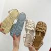 Women's Gladiator Sandals 2024 New Summer Women's Casual Trend Flat Sandals Fashion Elegant Weave Comfortable Sandals Sandalias