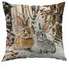 Christmas Pillowcase Living Room Polyester Printed Decorative Pillowcase Nordic Christmas Pillow