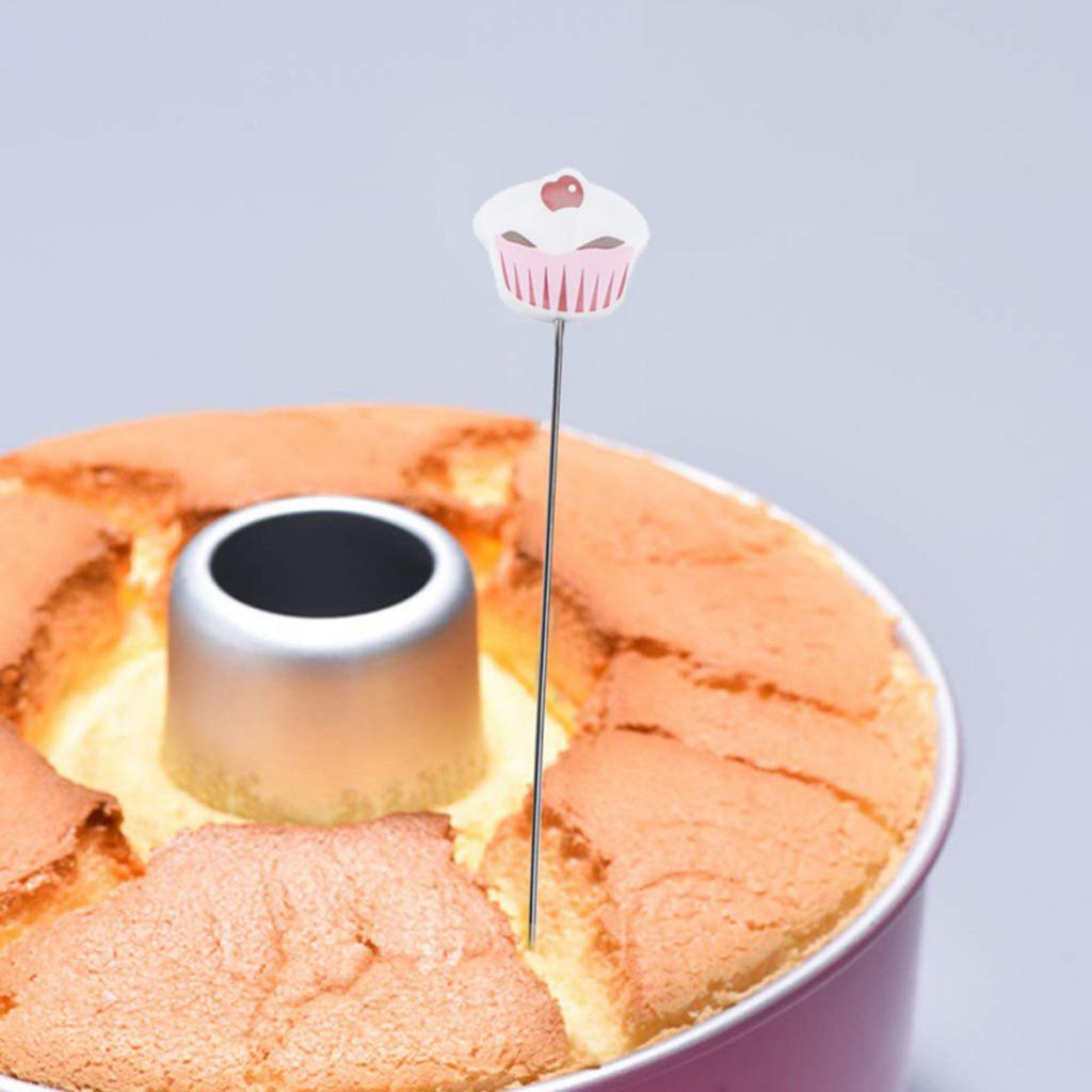 Cake Tester Probe Skewer Pin Needle Home Bakery Muffin Bread Reusable Long Metal Baking Pick Sticks Tool Kitchen Home