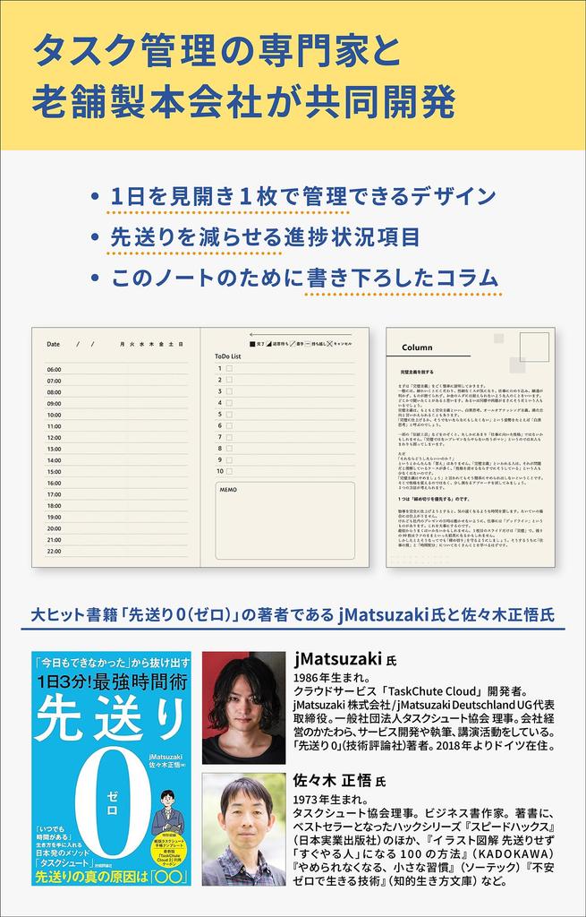 Task Management A5 128 Pages Supervised by Task Management Notebook, Slim, (60 Days), To-Do List, Schedule, Experts, Todo&Plan (Yellow)