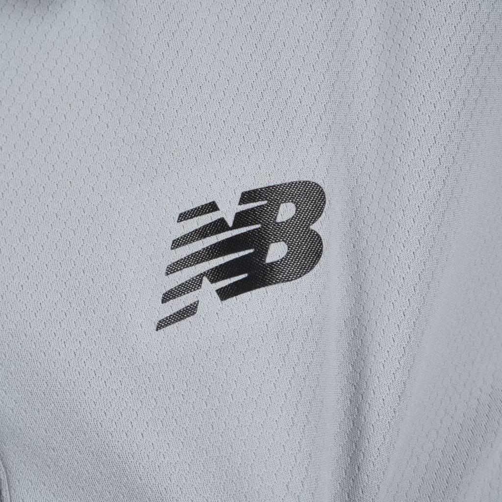 Golf Short Sleeve Polo Shirt Thermal UV 0 [New Balance] Women's (KoKaGeMAX Cooling, Protection, Stretch) / 012-4168503 022_Gray [S]