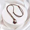 Adjustable Retro Leather Pendant Necklace Men&Women Punk Jewlery Gift