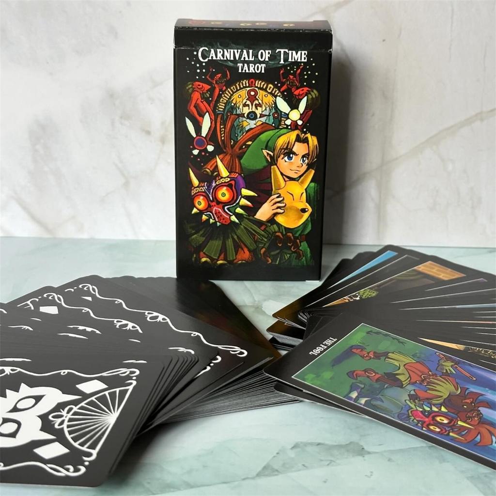 Carnival Of Time The : Majora's Mask. Classic Cards With Meanings On Them, Pocket Edition Cards For Beginners Divination