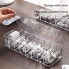 Dustproof Data Cable Storage Box with Transparent Cover & Mobile Charging Cable Organizer