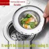 Stainless Steel Kitchen Drain Filter Basket & Funnel