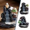 Creative Home Decorations Windproof Backflow Incense Desktop Fountain&Candlestick Indoor Incens R0E7