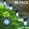 New 30Pack Solar Outdoor Lights Garden Lamp Solar Powered Waterproof Landscape Path Outdoor  Yard Backyard Lawn Patio Decorative