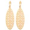 [R4740] - 'Carmen' Gold Plated Earrings - 60x17 Mm