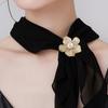 Пряжка для шарфа Кольцо для рубашки Зажим-слайдер Кольцо для шарфа Цветок Солнце Стразы Пряжка для шарфа Аксессуар для одежды для свиданий вечеринок мероприятий