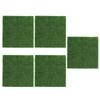 5Pcs SquareShaped Garden Artificial Grass Lawn Turf DIY Miniature Landscape Decoration 30x30cm