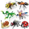 Logical Thinking Training Insect Building Block Compatible Boy Assembly Toy Puzzle Animal Puzzle Children