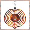 2025 Trend 4PCS Halloween Atmosphere Wind Power Thermal Transfer Wind Chime Turntable White Coated Double-Sided Printing