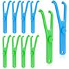 10/20Pcs Dental Floss Holder Y Shape Plastic Dental Floss Rack Reusable Pick Holder Teeth Clean Care Tool Without Dental Floss