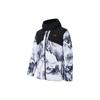Anta Snow Mountain Full Print Casual Warm Water Resistant Hooded Short Down Jacket Unisex Jacket Pure-White 952347915-3