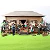 17PCS Assorted Simulation Farmer People Model Action Figures PVC Doll Farm Staff Figures Playsets Educational Toys for Kids