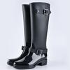 Fashion NEW PVC Ladies Waterproof Rain Boots Women Rubber Breathable Fashion Knee High Anti-slip Rainboots Water Shoes Female