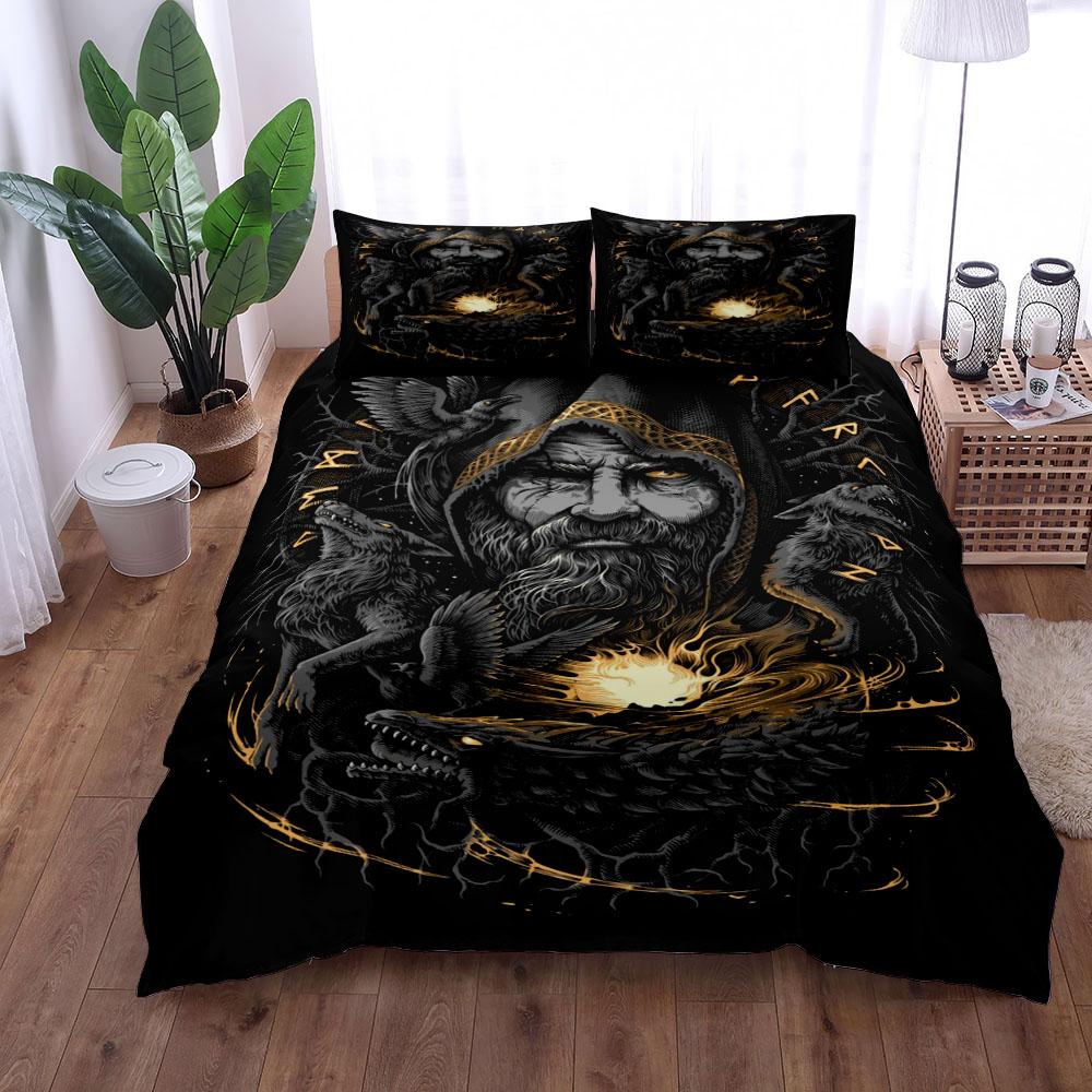 Yggdrasil Tree of Life Duvet Cover Set King Queen Double Twin Single Bed Linen Set