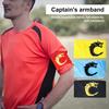 Sports Captain C Arm Unisex Elastic Fasten Tape Anti-slip Dragon Print Adjustable Band Team Training Outdoor Football Player Soccer Captain Armband