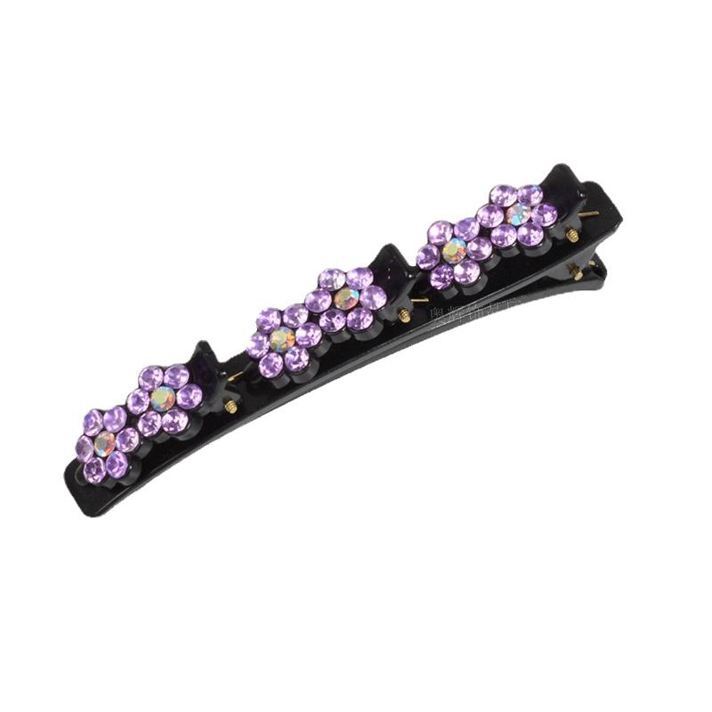 Double Layer Hair Braiding Hairpin Broken Hair Clip Women Girl Bangs Hairpin Korean Fixed Hair Clip Lazy Hair Style Accessories