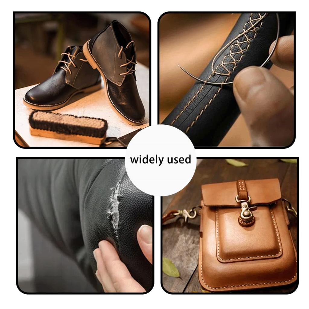 Набор для шитья обивки Сверхпрочный набор для шитья с шилом, швом, иглами для ручного шитья, обивочной нитью, набор инструментов для кожевенного ремесла для обуви, дивана