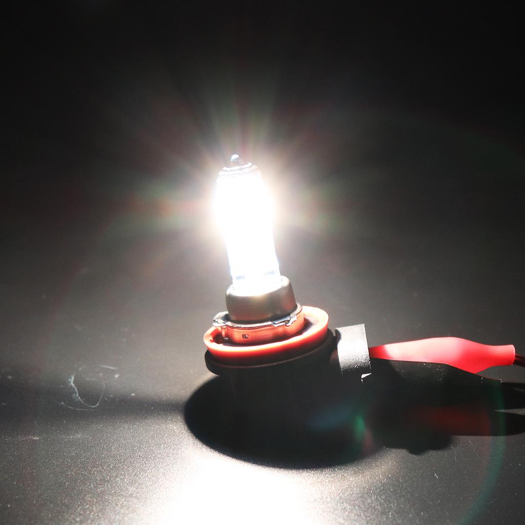 2pcs 12V H11 55W 6000K White Light Super Bright Car Xenon Halogen Lamp Auto Front Headlight Fog Bulb